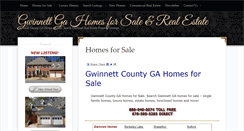 Desktop Screenshot of gwinnettgeorgiahomes.com