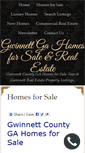 Mobile Screenshot of gwinnettgeorgiahomes.com